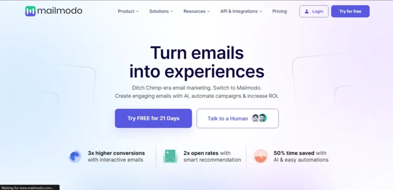 Mailmodo | Best Email Marketing And Get Better Response AI tool