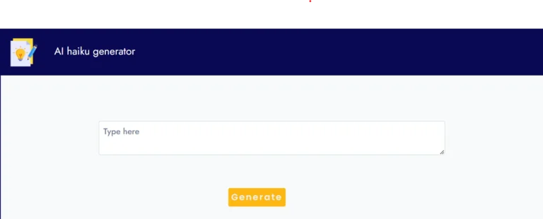 AI haiku generator