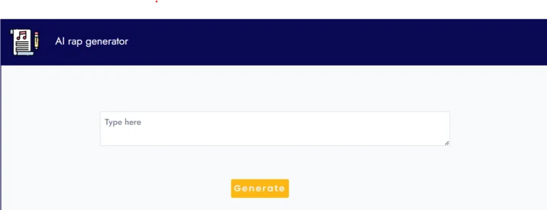 AI rap generator