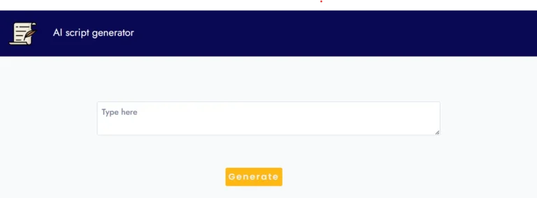 AI script generator