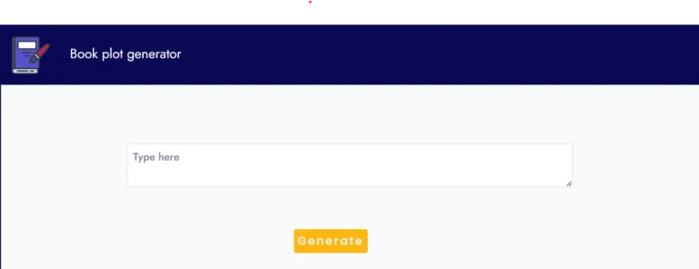 Book plot generator