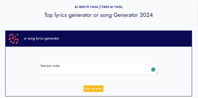 lyrics generator