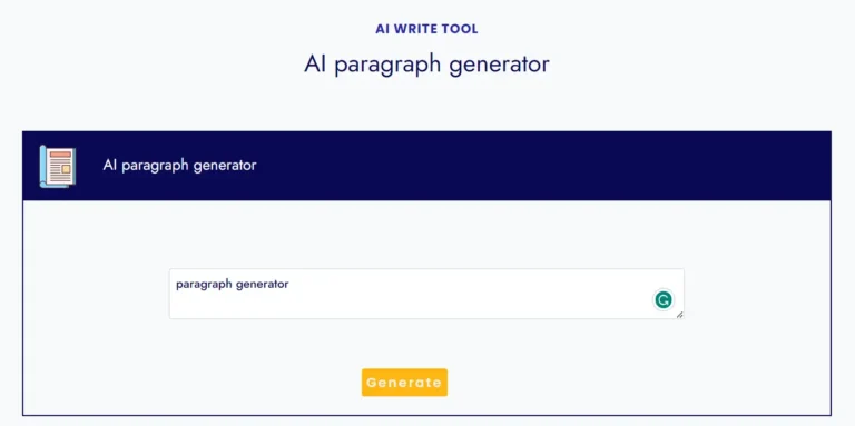 paragraph generator