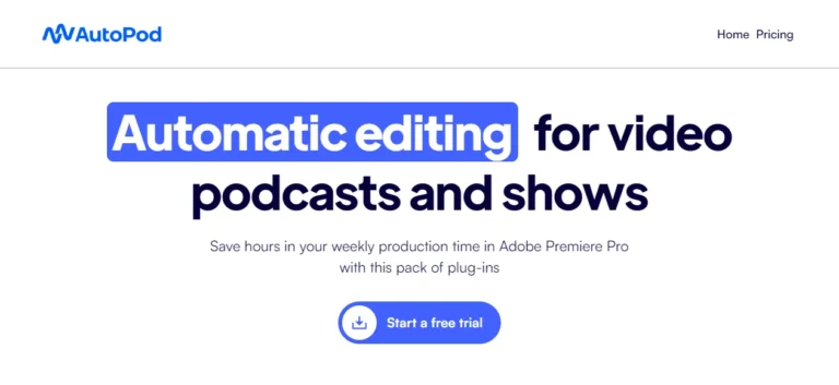 AUTOPOD AI | EXCELLENT TOOL FOR AUTOMATIC PODCAST EDITING 2024